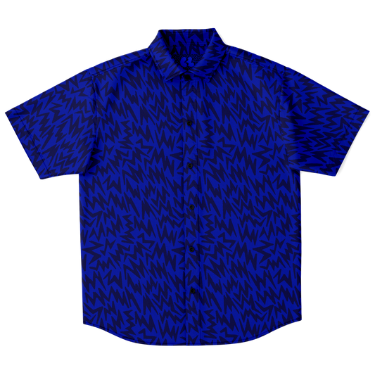 Shape explosion 50 Short Sleeve Button Down Shirt - AOP - Choi Cheung