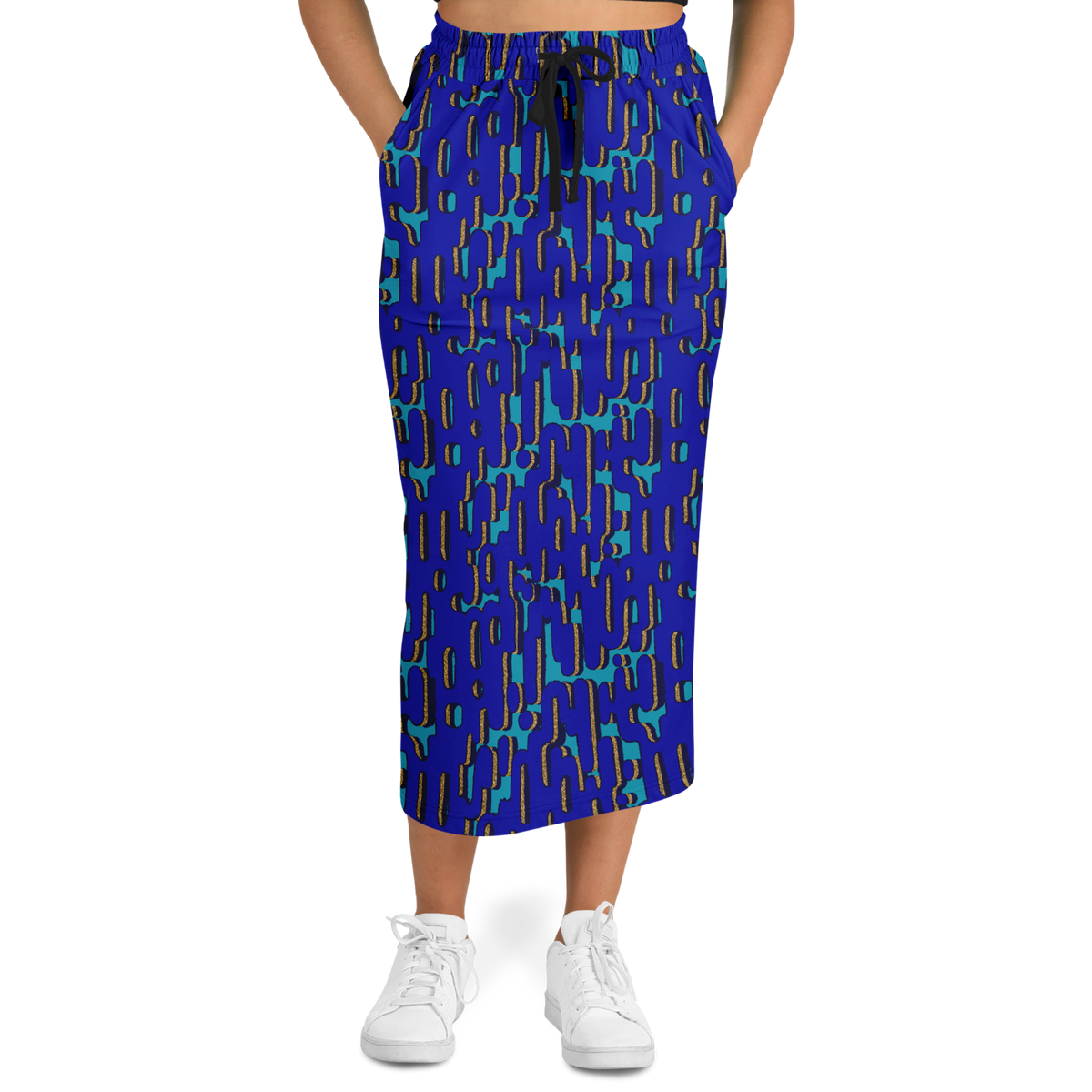 camo B Athletic Long Pocket Skirt - AOP - Choi Cheung