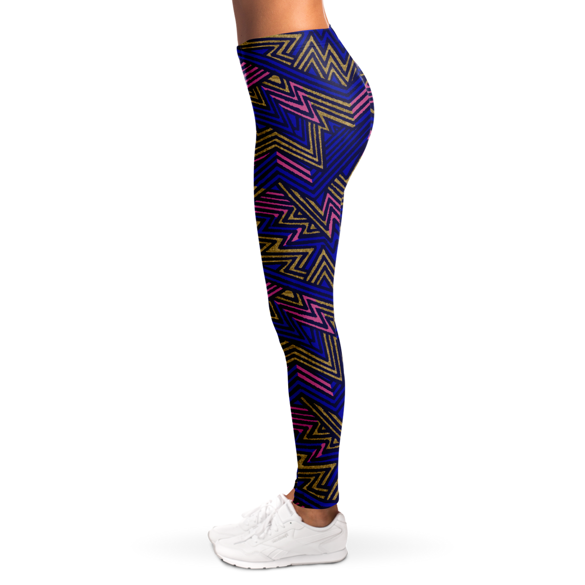 Bolt cut out 75 Leggings - AOP - Choi Cheung