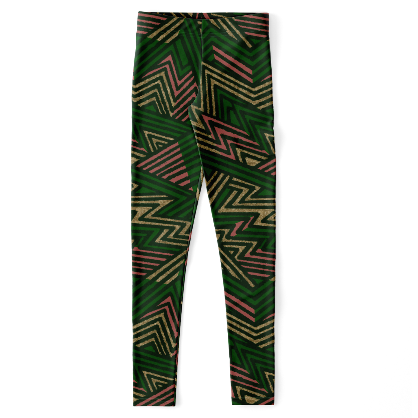 bolt G CORAL cut Leggings - AOP