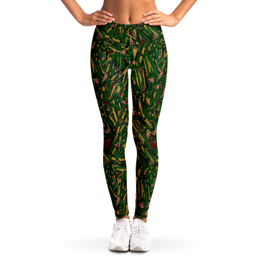 HV shape explosion remix chaos gr +tribal blast Leggings - AOP - Choi Cheung