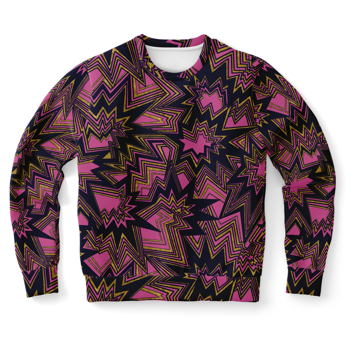 Bolt radiate pink Fashion Sweatshirt - AOP - Choi Cheung