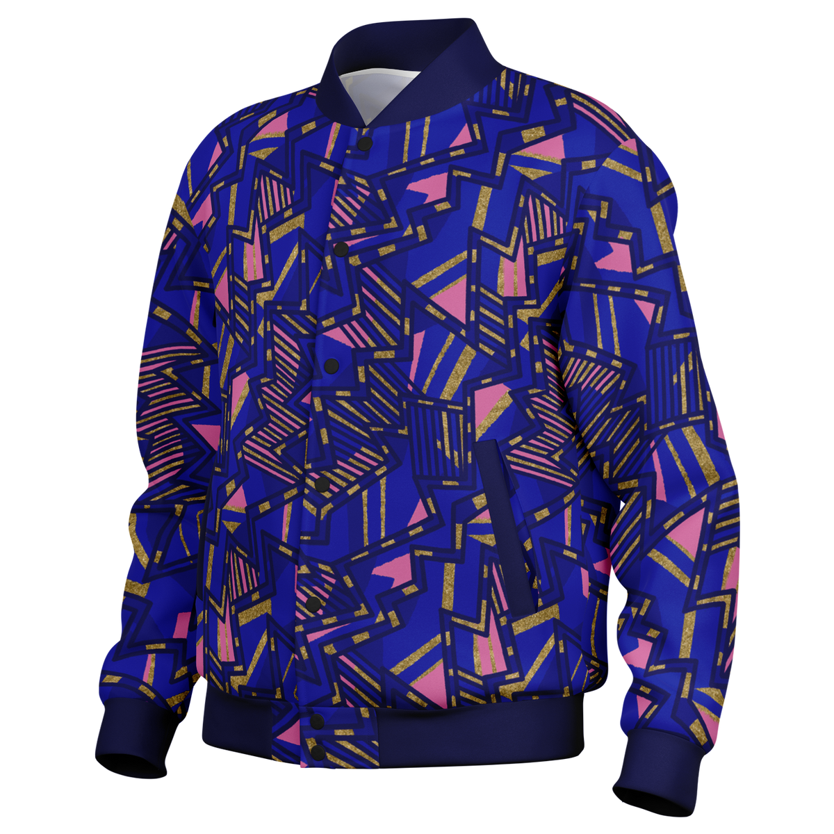 Tribal blast Baseball Jacket - AOP - Choi Cheung
