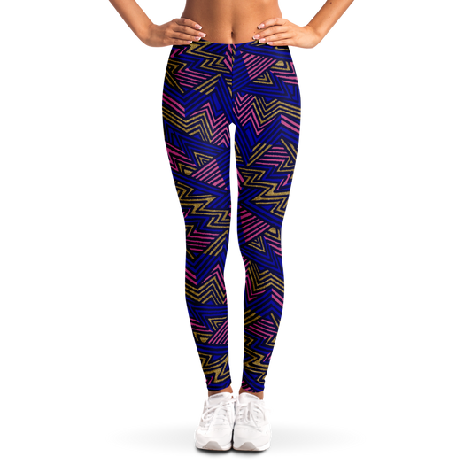 Bolt cut out 75 Leggings - AOP - Choi Cheung